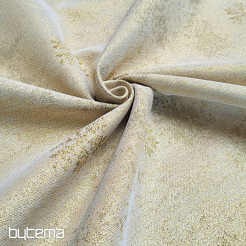 Tapestry fabric GOLDEN NATHAN FLAKES