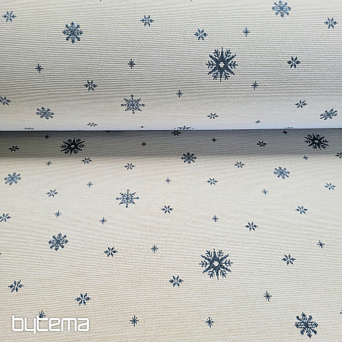Tapestry fabric SOFT FLAKE BLUE