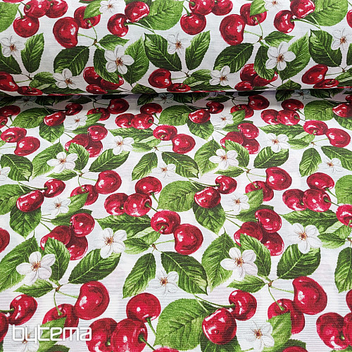 Decorative fabric CHERRIES