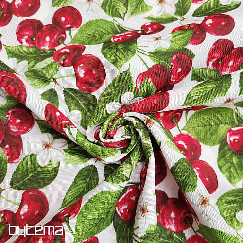 Decorative fabric CHERRIES
