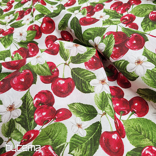Decorative fabric CHERRIES