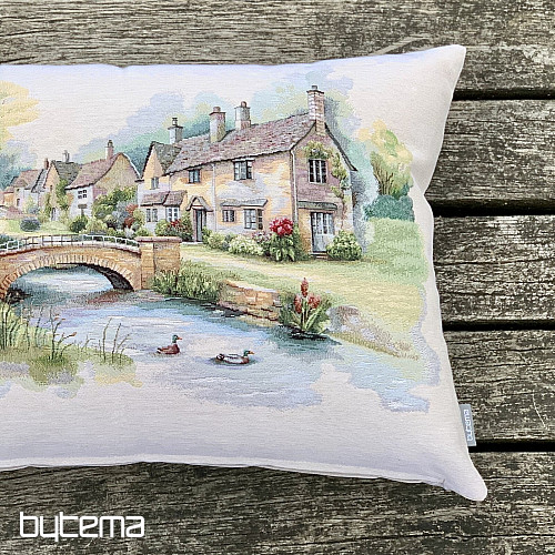 Tapestry cushion COTSWOLDS BRIDGE