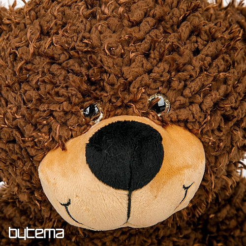 Plush toy BEAR dark brown