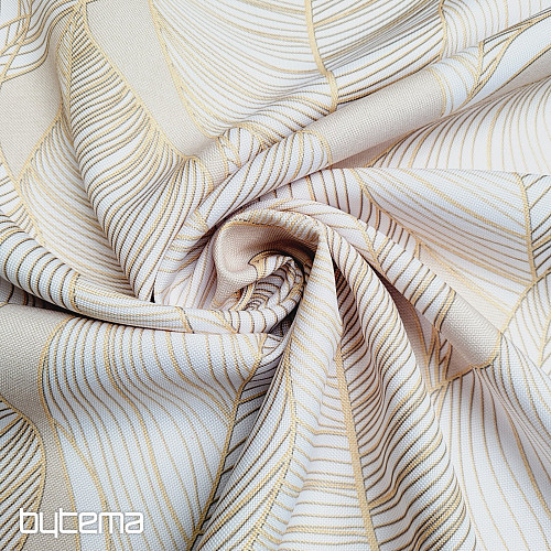 Decorative fabric MAXI LEAVES beige