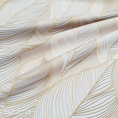 Decorative fabric MAXI LEAVES beige