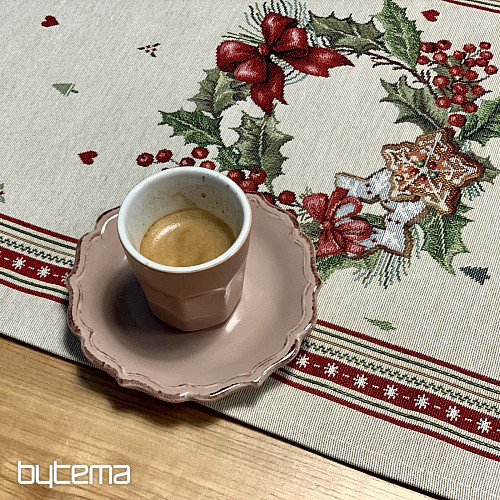 Tapestry tablecloth and scarf CHRISTMAS CANDY