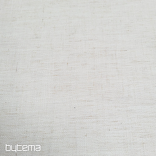 Decorative fabric LINO WHITE