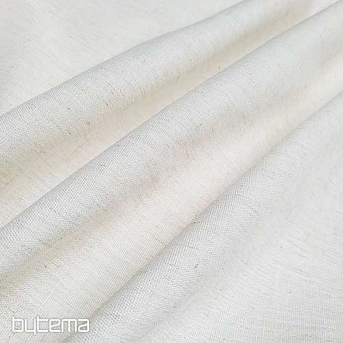 Decorative fabric LINO WHITE