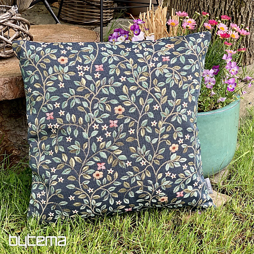 Tapestry pillowcase TREE OF HAPPINESS all-over BLUE