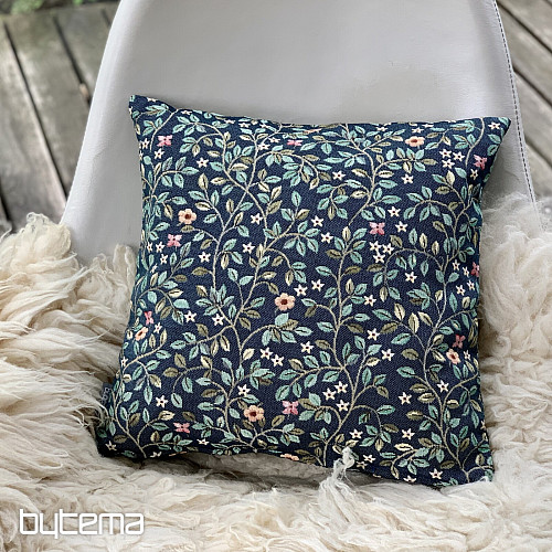 Tapestry pillowcase TREE OF HAPPINESS all-over BLUE
