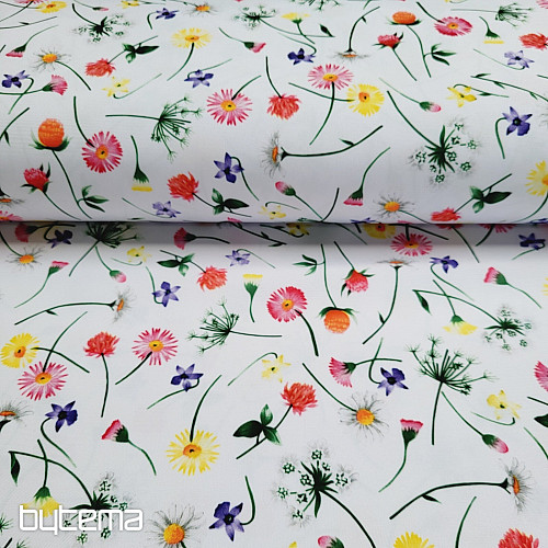 Decorative fabric SPRING FLOWERS