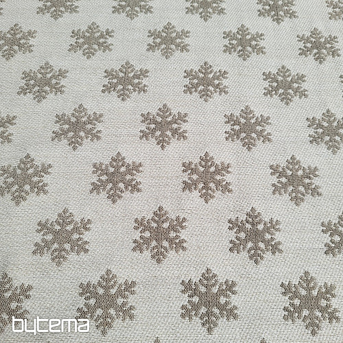 Luxurious decorative fabric FLAKES GREEN