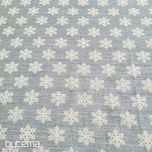 Luxurious decorative fabric FLAKES GREY