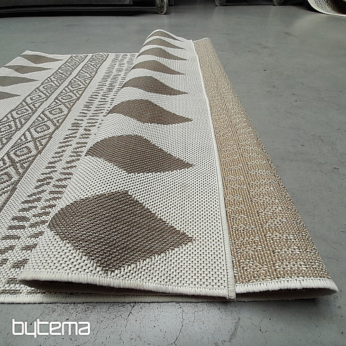 Outdoor rug Duce brown-beige