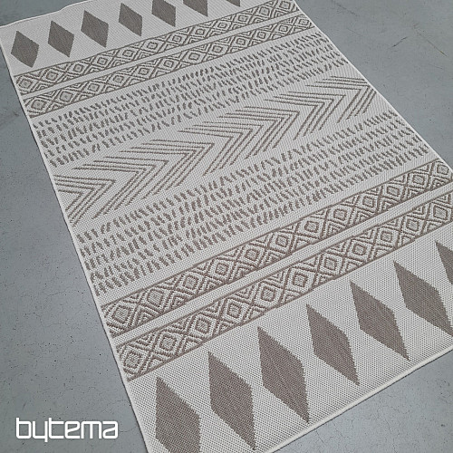 Outdoor rug Duce brown-beige