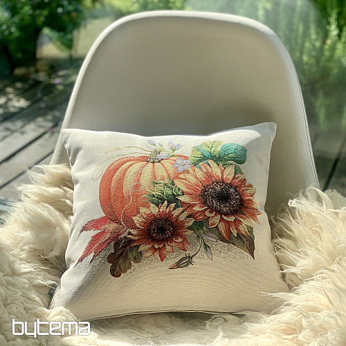 Tapestry pillowcase PUMPKINS AND SUNFLOWERS