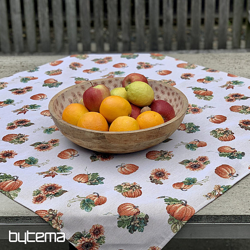 Gobelin tablecloth and scarf PUMPKIN PICKUP