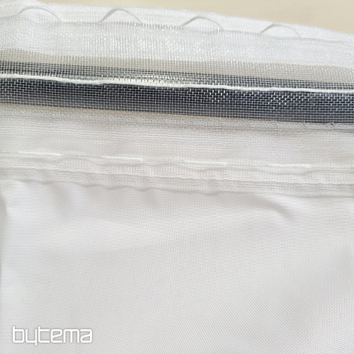 Decorative outdoor curtain GAIA WHITE