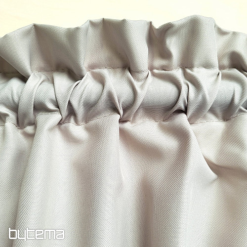 Decorative outdoor curtain GAIA WHITE COFFEE