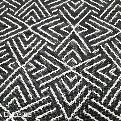 Outdoor rug Essenza in-out black and white