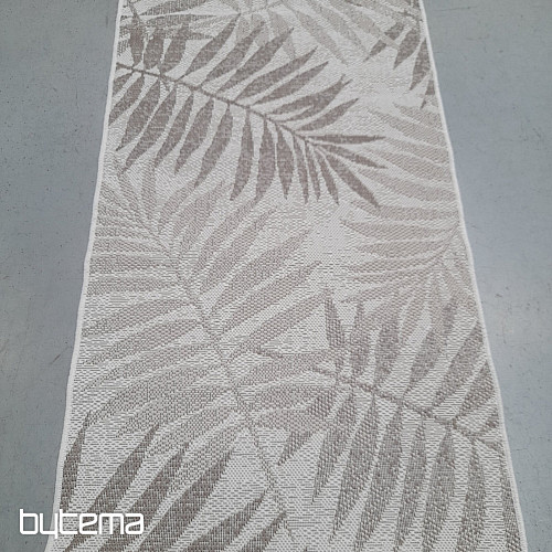 Outdoor rug Duce in - out flowers brown