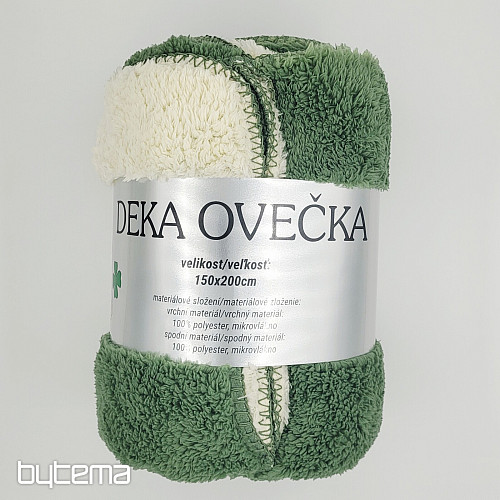 Sheep-sheep blanket FOREST GREEN
