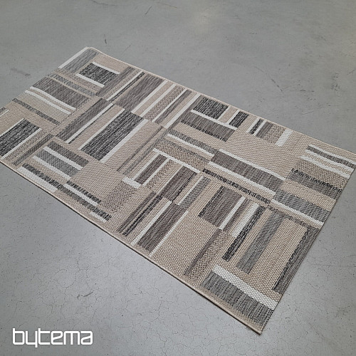 Outdoor rug Prisma in-out brown-gray