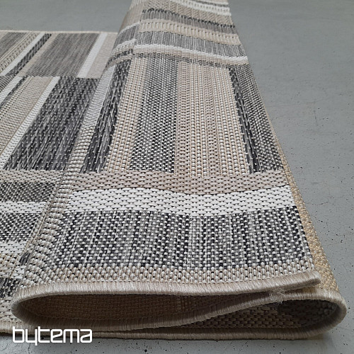 Outdoor rug Prisma in-out brown-gray