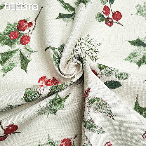 Luxurious decorative fabric HOLLY GREEN
