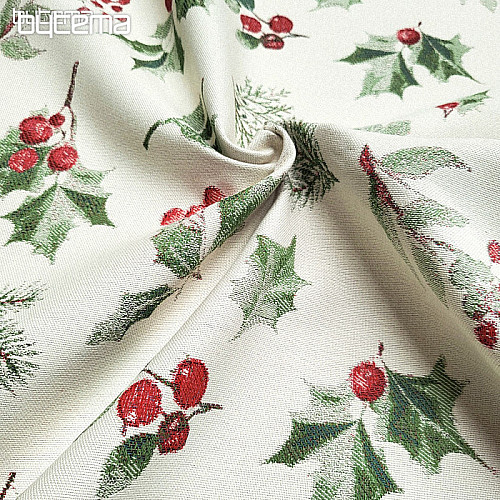 Luxurious decorative fabric HOLLY GREEN