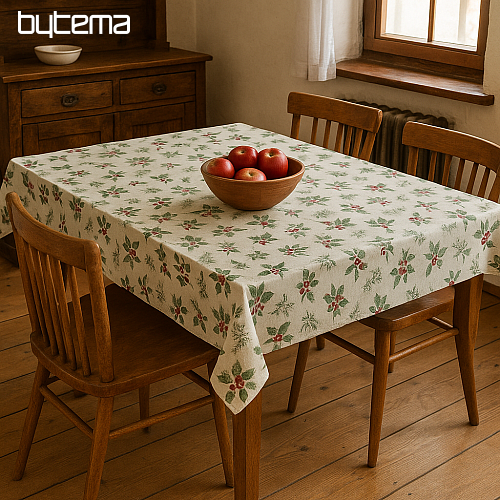 Luxurious decorative fabric HOLLY GREEN