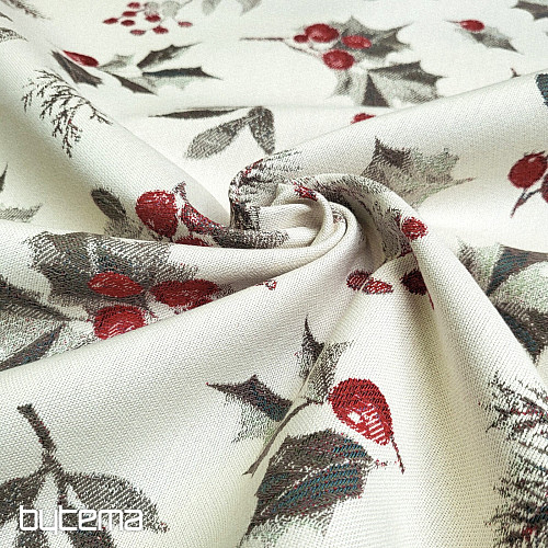 Luxurious decorative fabric HOLLY GREY