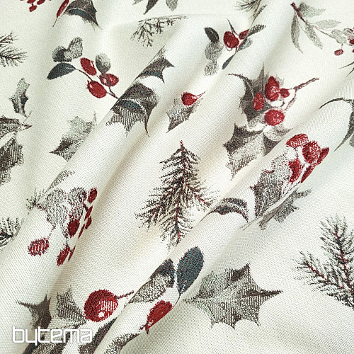 Luxurious decorative fabric HOLLY GREY