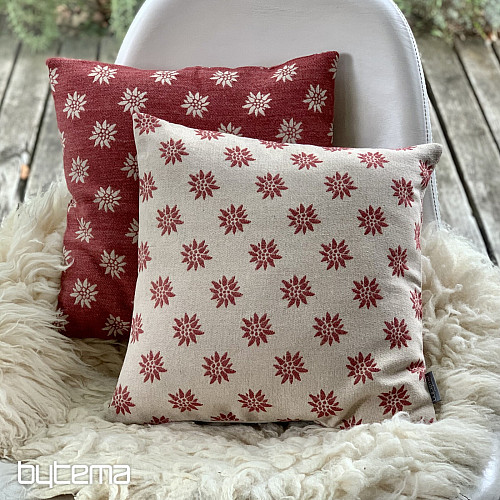 Luxurious decorative cover PROTEŽ ALPINE RED