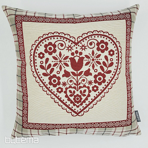 Tapestry pillowcase HEART IN A BOX 2