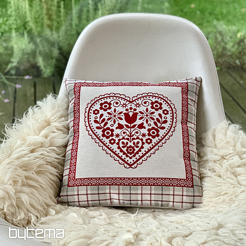 Tapestry pillowcase HEART IN A BOX 2