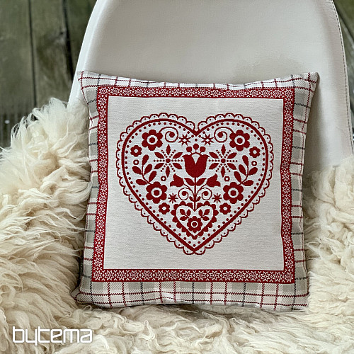 Tapestry pillowcase HEART IN A BOX 2
