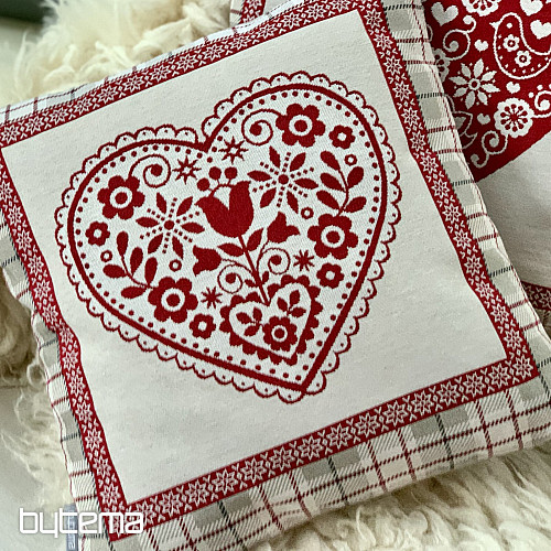 Tapestry pillowcase HEART IN A BOX 2
