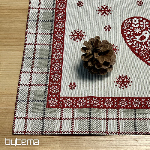 Tapestry tablecloth and scarf HEART IN KARA