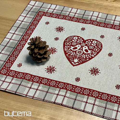 Tapestry tablecloth and scarf HEART IN KARA