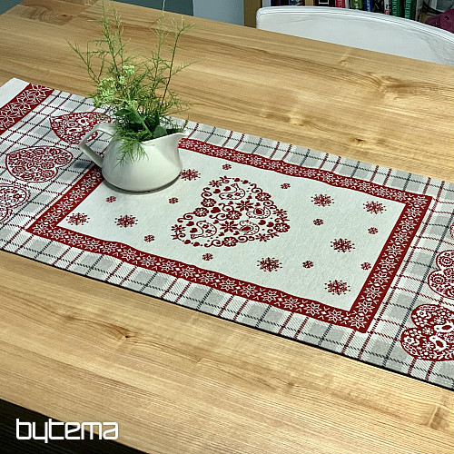 Tapestry tablecloth and scarf HEART IN KARA