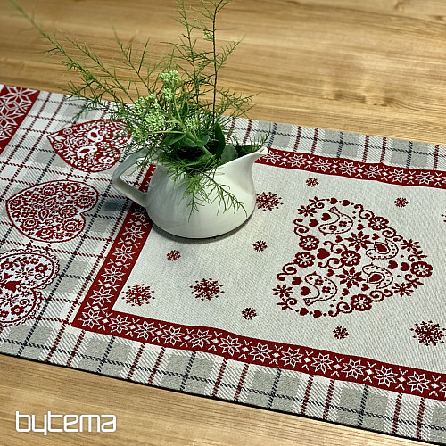 Tapestry tablecloth and scarf HEART IN KARA