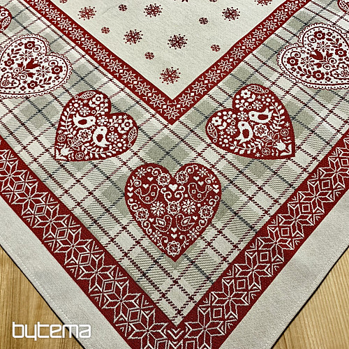 Tapestry tablecloth and scarf HEART IN KARA