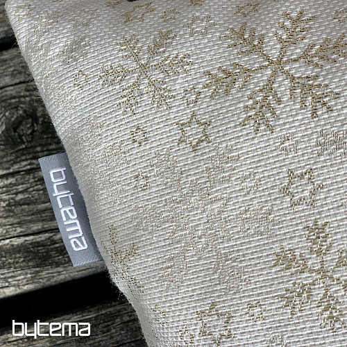 Christmas decorative cover GOLDEN FLAKES