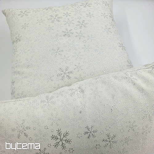 Christmas decorative cover SILVER FLAKES