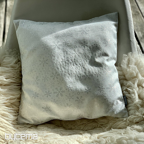 Christmas decorative cover SILVER FLAKES