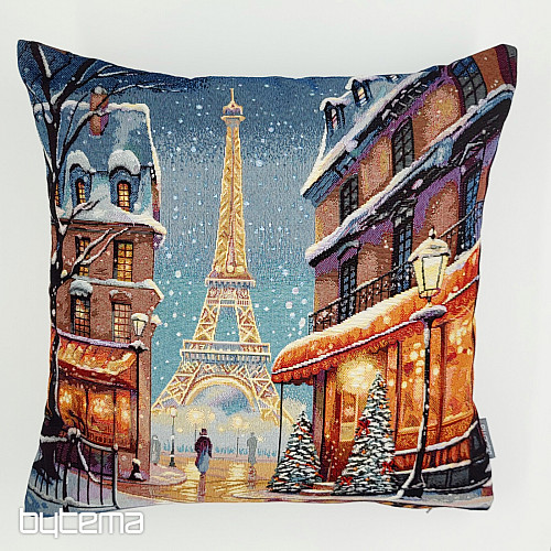 Christmas tapestry cover WINTER PARIS