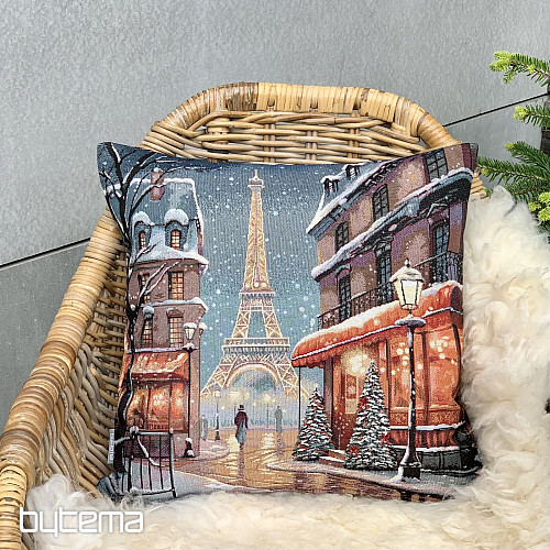 Christmas tapestry cover WINTER PARIS