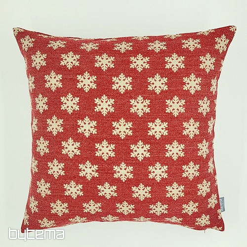 Luxurious decorative cover FLAKES RED