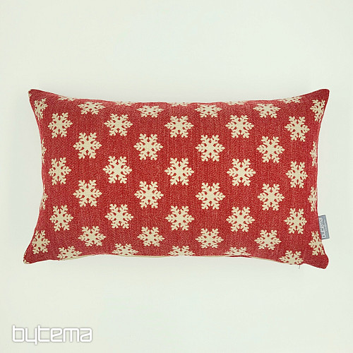 Luxurious decorative cover FLAKES RED